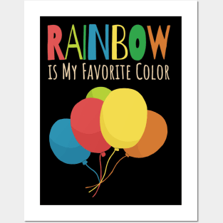 My Favorite Color is Rainbow Posters and Art